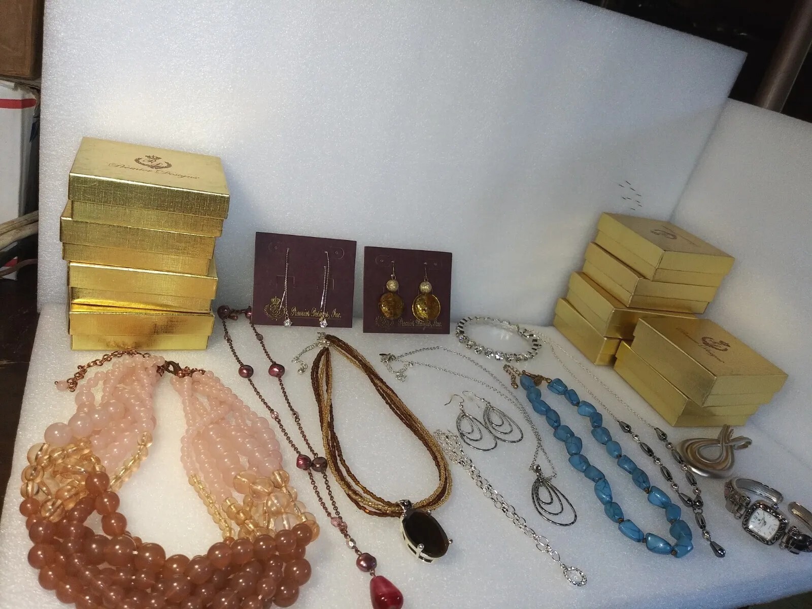 Premier Designs Jewelry Lot Unworn Nice Condition Rhinestones Earrings
