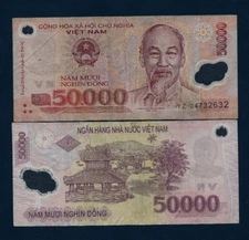 50,000 Vietnamese DONG New 50000 x 1 Circulated Vietnam Currency VND USA SELLER