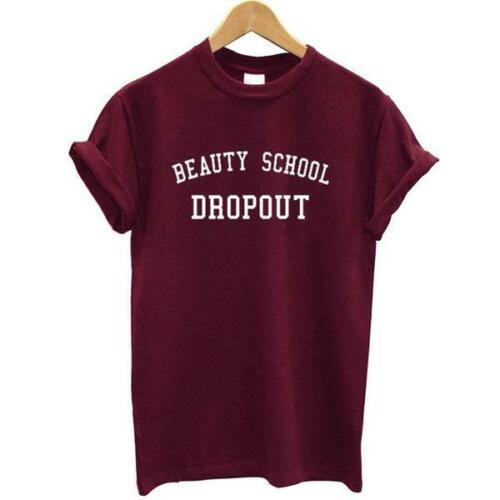 Beauty School Dropout || Funny School Streetwear Fashion Unisex Tshirt ||XS-XL|| - Afbeelding 1 van 8