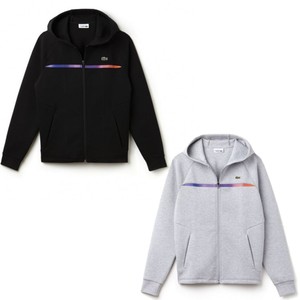 Lacoste Men's Life Style Double Face Full Zip Fleece Hoodie Jacket | eBay