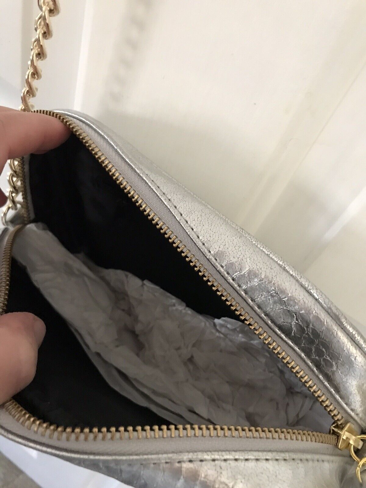 Victoria's Secret Fashion Show Crossbody Bag Purse 2016 Silver for 