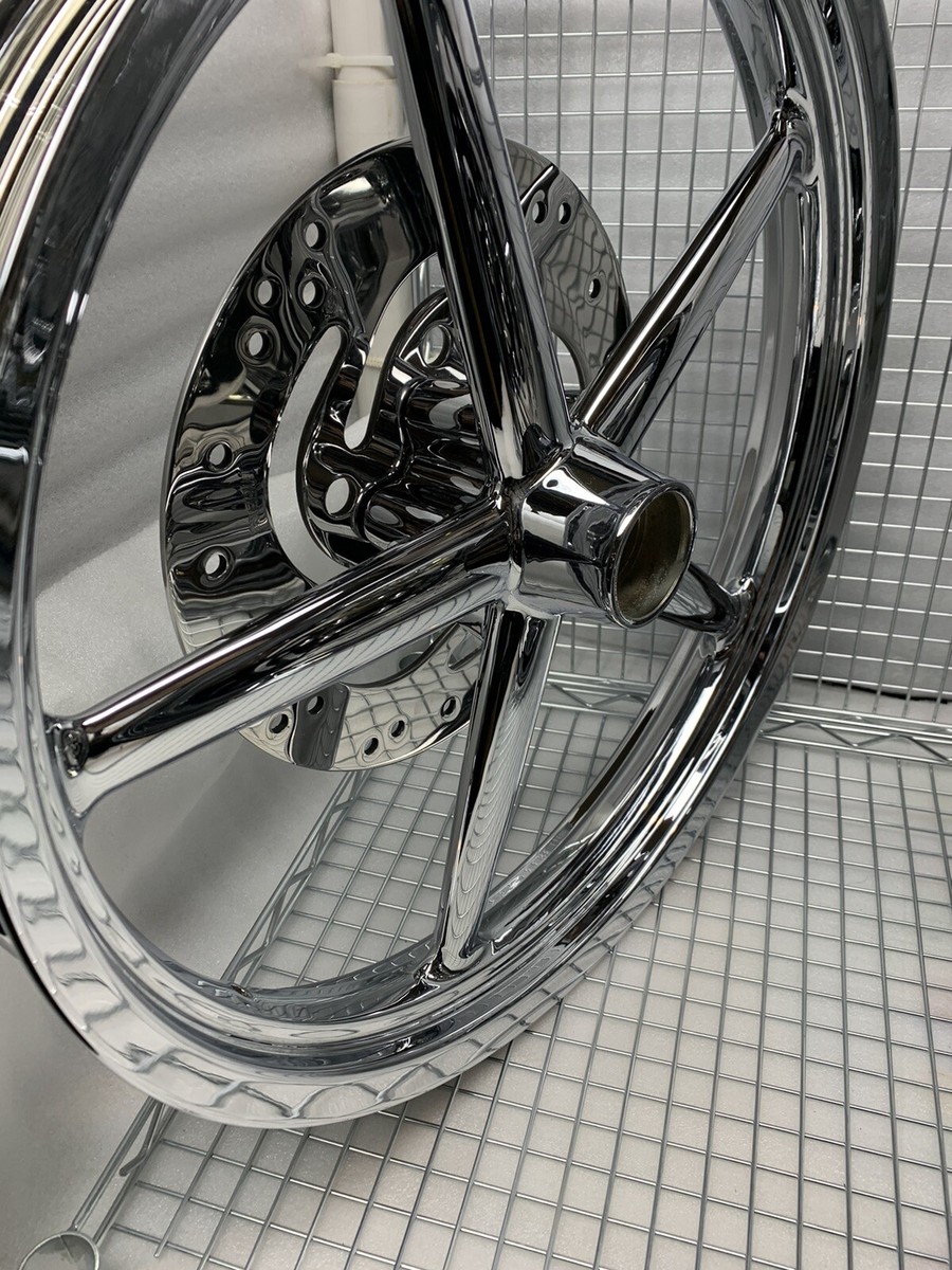 Harley Rocker 2008 -11 RIM CHROME FRONT OEM Wheel & Rotors Harley Rocker 2008 -11 RIM CHROME FRONT OEM Wheel & Rotors