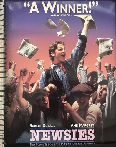 For The Newsies Christian Bale Walt Disney Fan Album Cover Notebook Vintage Ebay