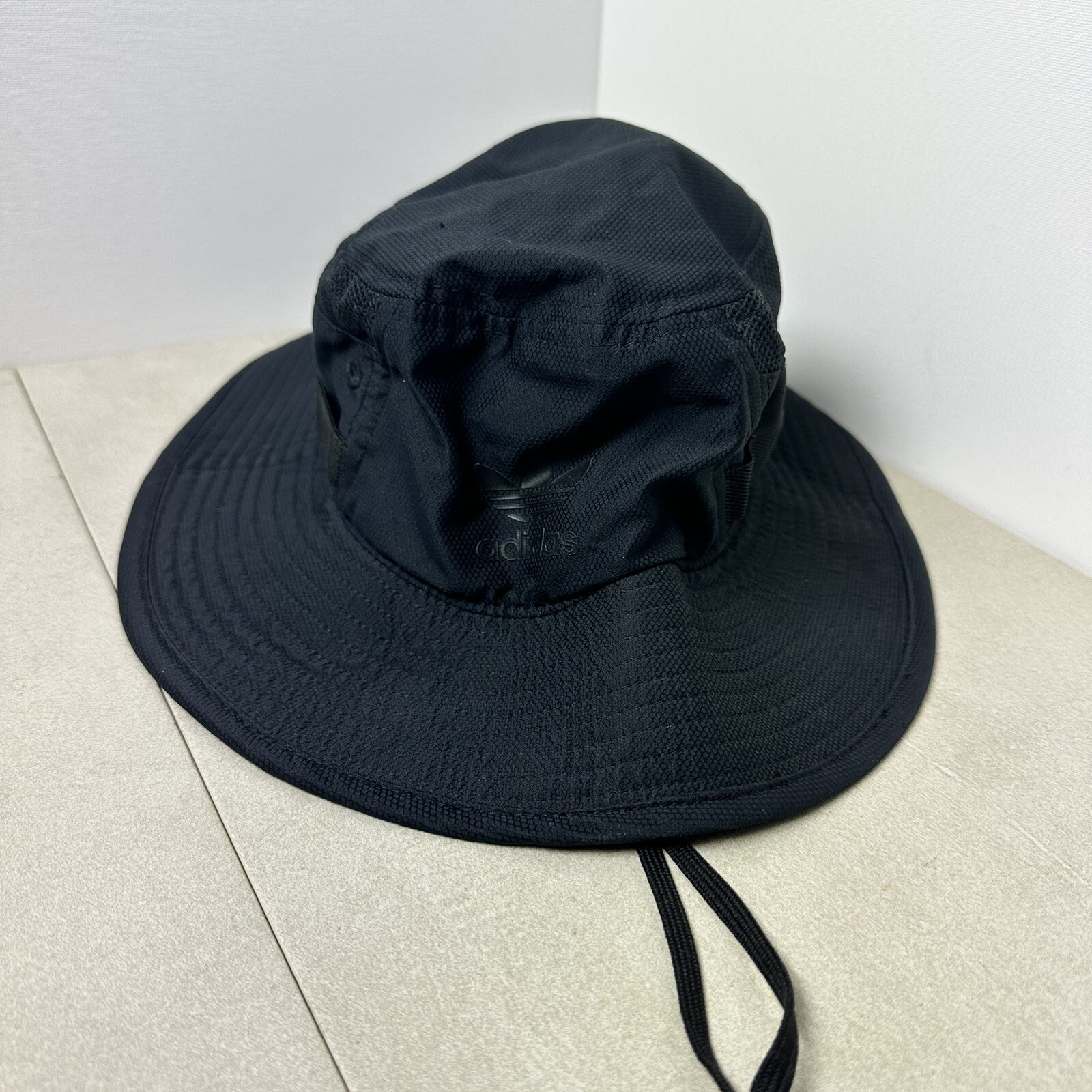 Adidas Victory III Black Bucket Hat UPF 50 Sun Protec… Gem