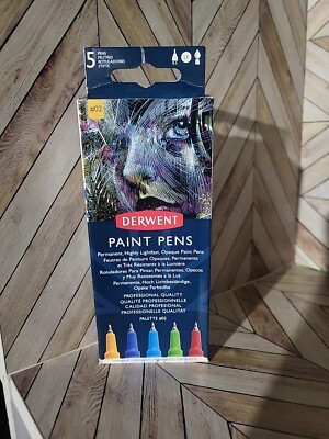 DERWENT Paint Pen Palette #02 -  2305519 Permanent, Opaque, Highly Lightfast