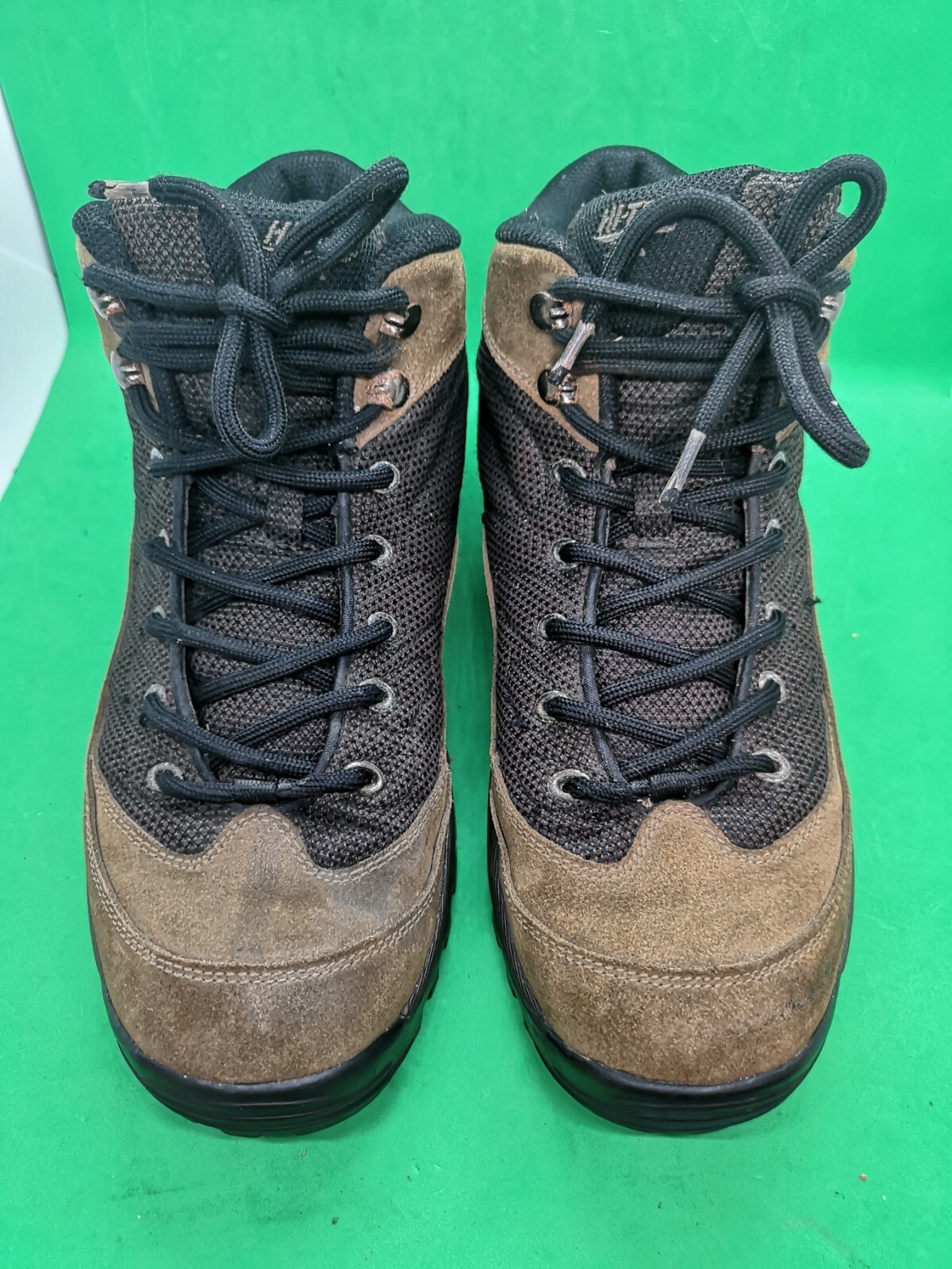 HiTec Men's Light Hiking Trail Boot Leather Smokey Brown Crestone SIZE