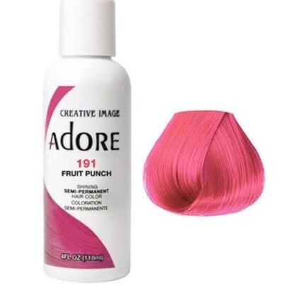 Creative Image Adore 191 Fruit Punch Semi Permanent Hair Color NEW