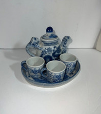 Vintage Minature Chinese Dragon Tea Set