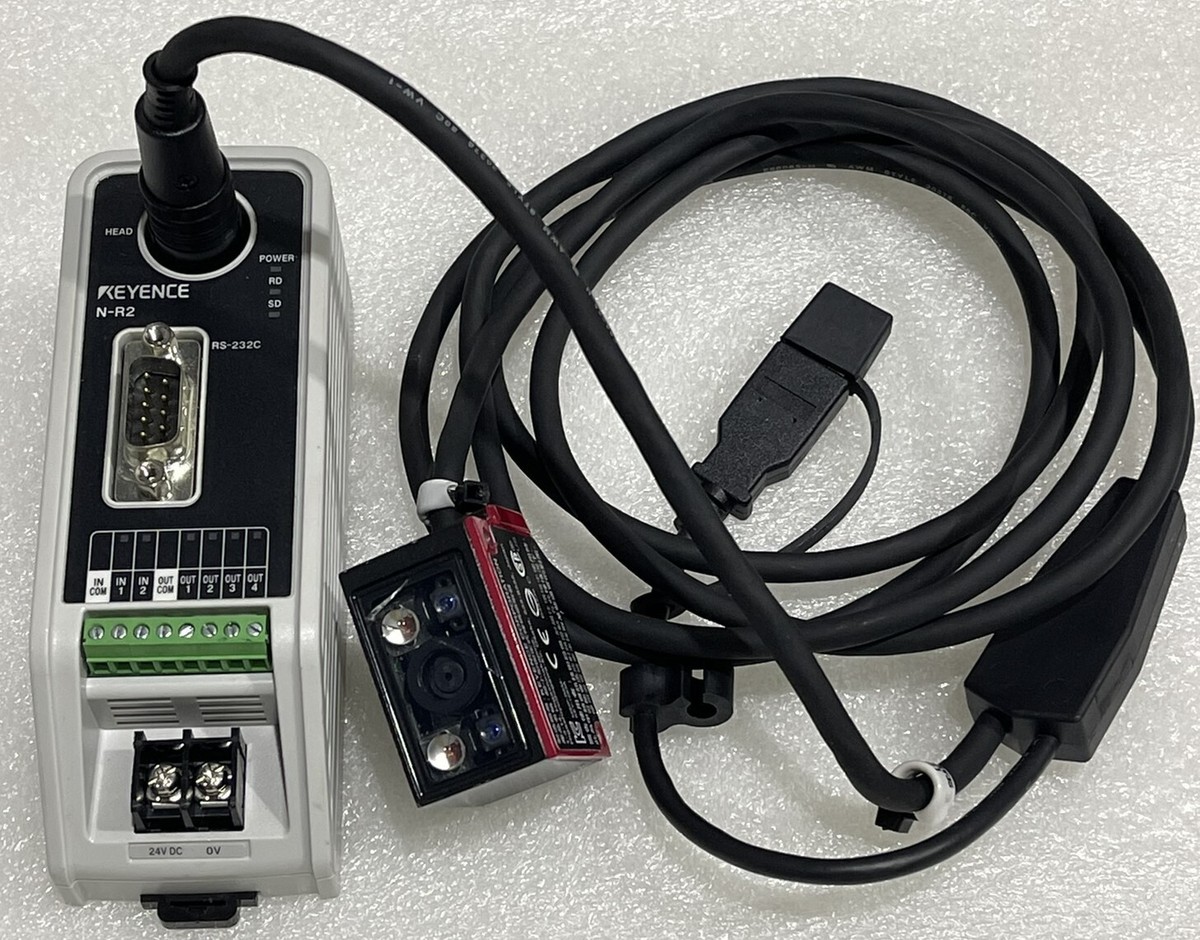 Keyence SR-710 Barcode Reader + N-R2 Communication Module | eBay