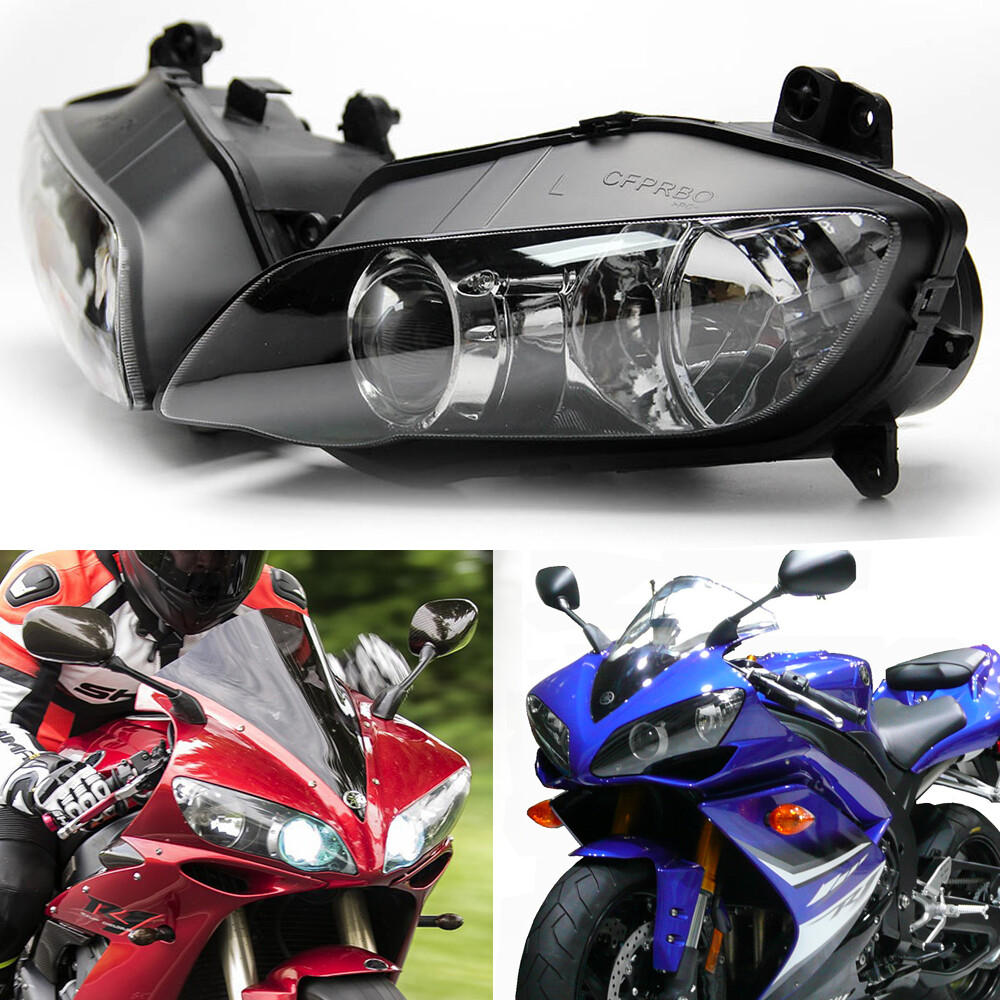 Headlight Headlamp Assembly Fit For Yamaha YZF R1 YZF-R1 YZFR1