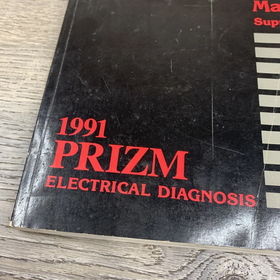 1991 Geo Prizm Electrical Diagnosis Service Manual Supplement Oem GM - Image 2 of 4