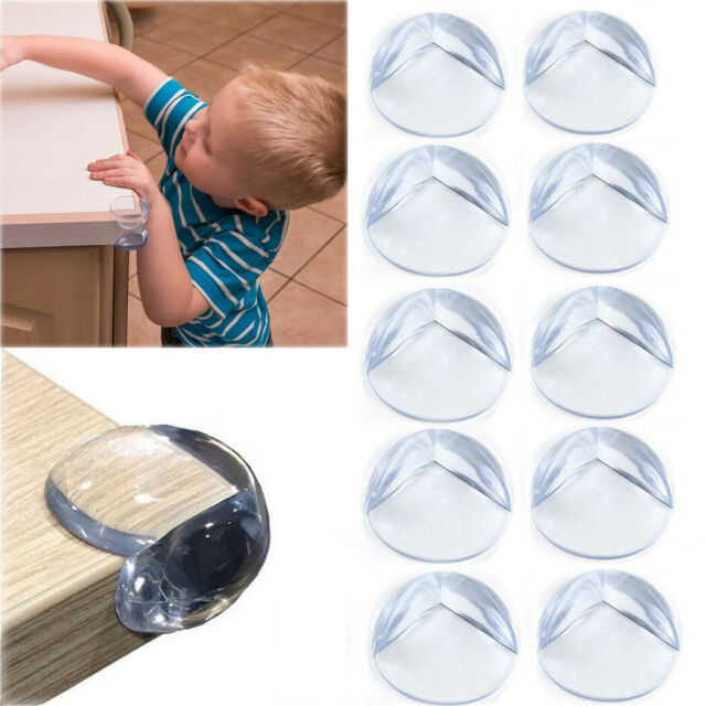 10 Baby Proofing Safe Glass DeskTable Edge Corner Cushion Guard Protector Bumper