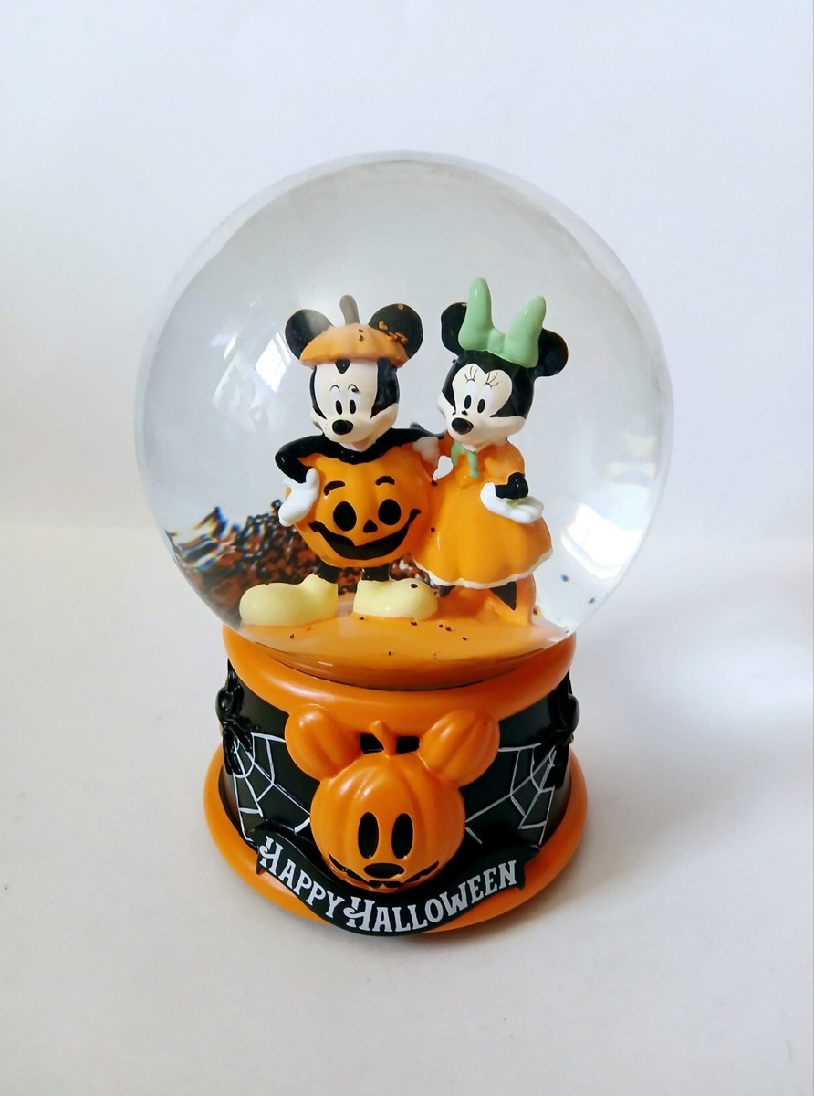Disney Halloween Pumpkin Musical Snow Globe 2022 Mickey