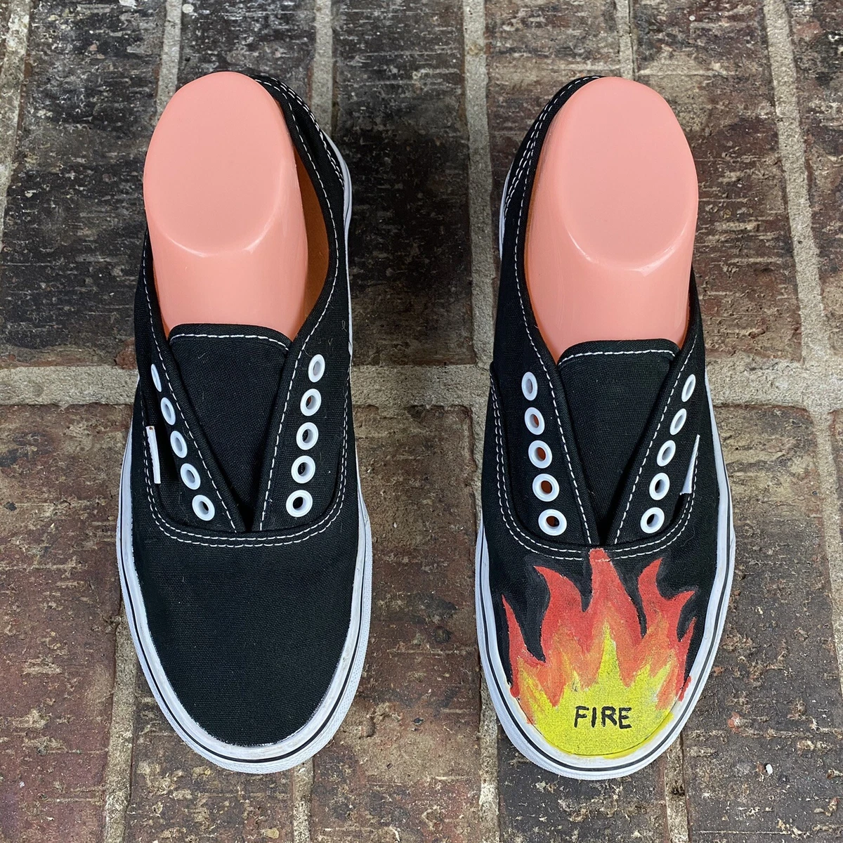 Vans, Shoes, Custom Louis Vuitton Signature Print Vans