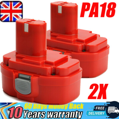 2x Ersatzakku Für Makita PA18 1822 1823 1833 1834 1835F 6343D 6347D DP