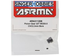 ARRMA ARA311208 Mod 0.5 Pinion Gear 2.3mm Bore  22T HH