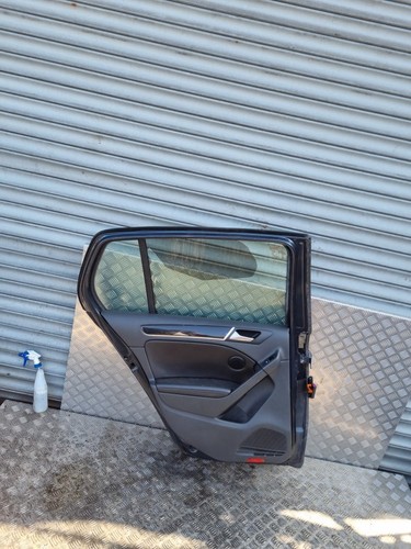 VOLKSWAGEN GOLF MK6 DOOR BARE REAR PASSENGER SIDE BLUE METALICA 2009-2012 - Picture 11 of 15