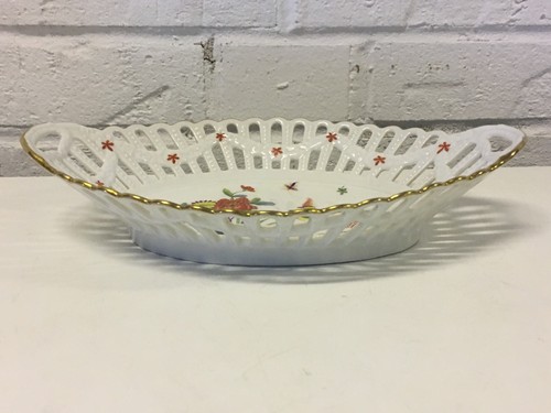 Antique Richard Klemm Dresden German Porcelain Bowl Kakiemon Style Bird Dec. - Picture 8 of 11