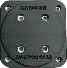 Aircraft 3 1/8" Instrument Hole to Ram Mount System Adapter - The BaseStation