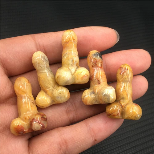 Wholesale Natural mix mini Penis Carved quartz Crystal Massager Wand Healing - Picture 269 of 296