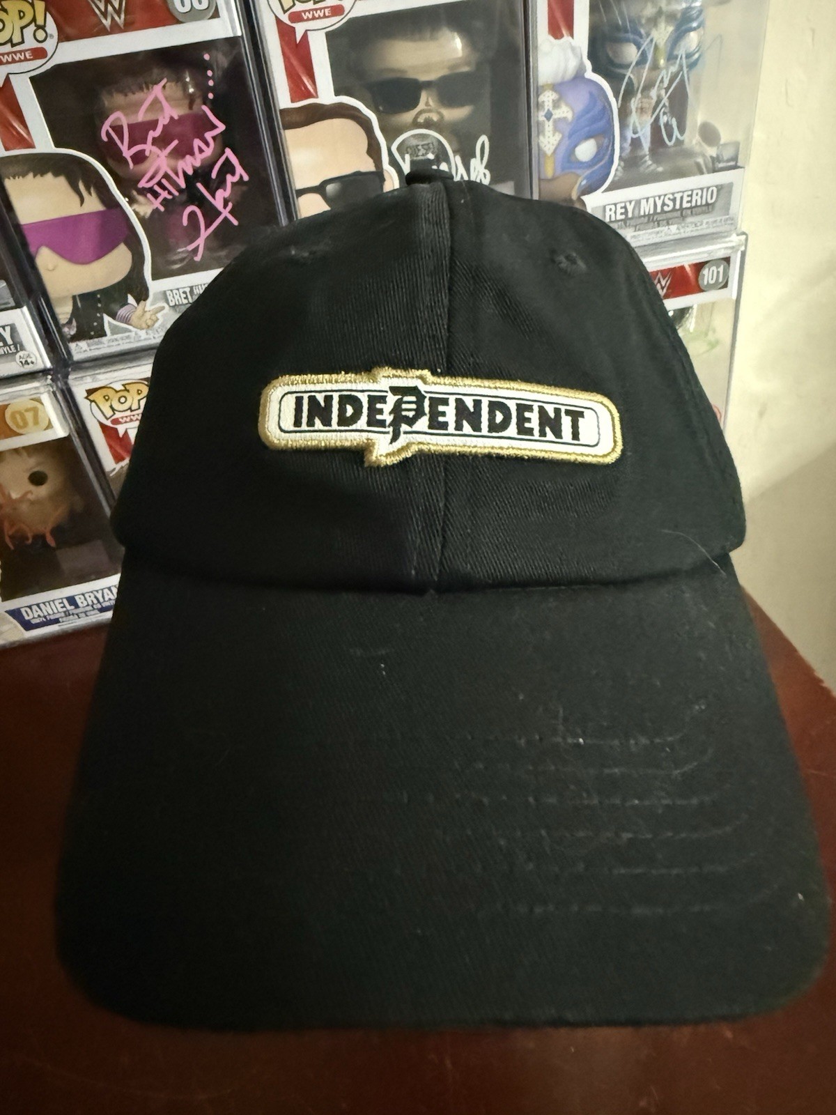 Independent Black Strapback Hat / Cap