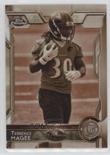 2015 Topps Chrome Rookies Sepia Refractor 18/99 Terrence Magee #128 1s8