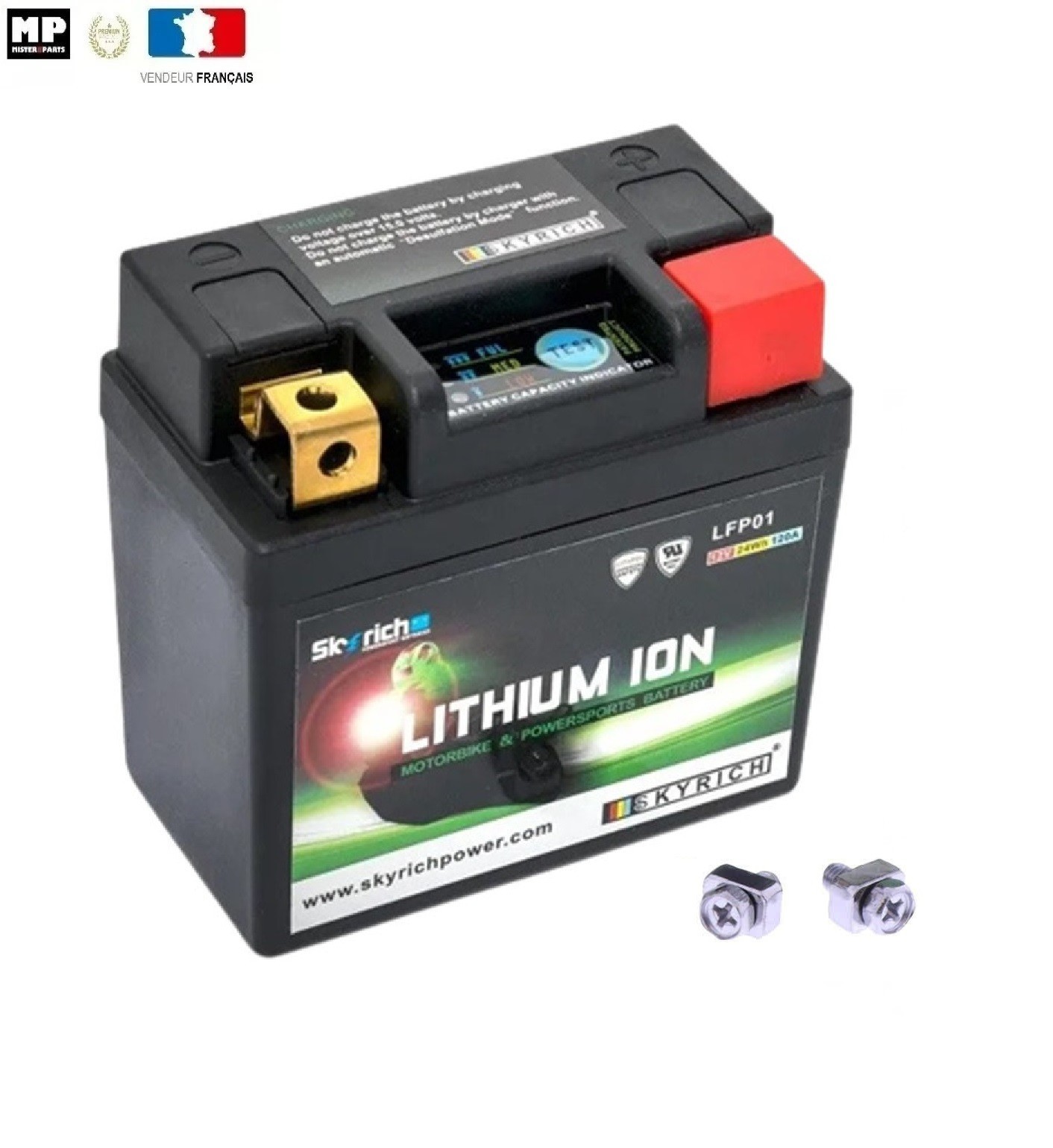 Batterie lithium SKYRICH LFP01 pour piloter la Honda CBR RR Fireblade SP 1000