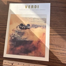 VTG 1992 VERDI Vehicle Electronics Research Defence Initiative Tech Brochure