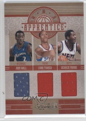 2010-11 Timeless Treasures 48/99 John Wall Evan Turner Derrick Favors #1 0q0