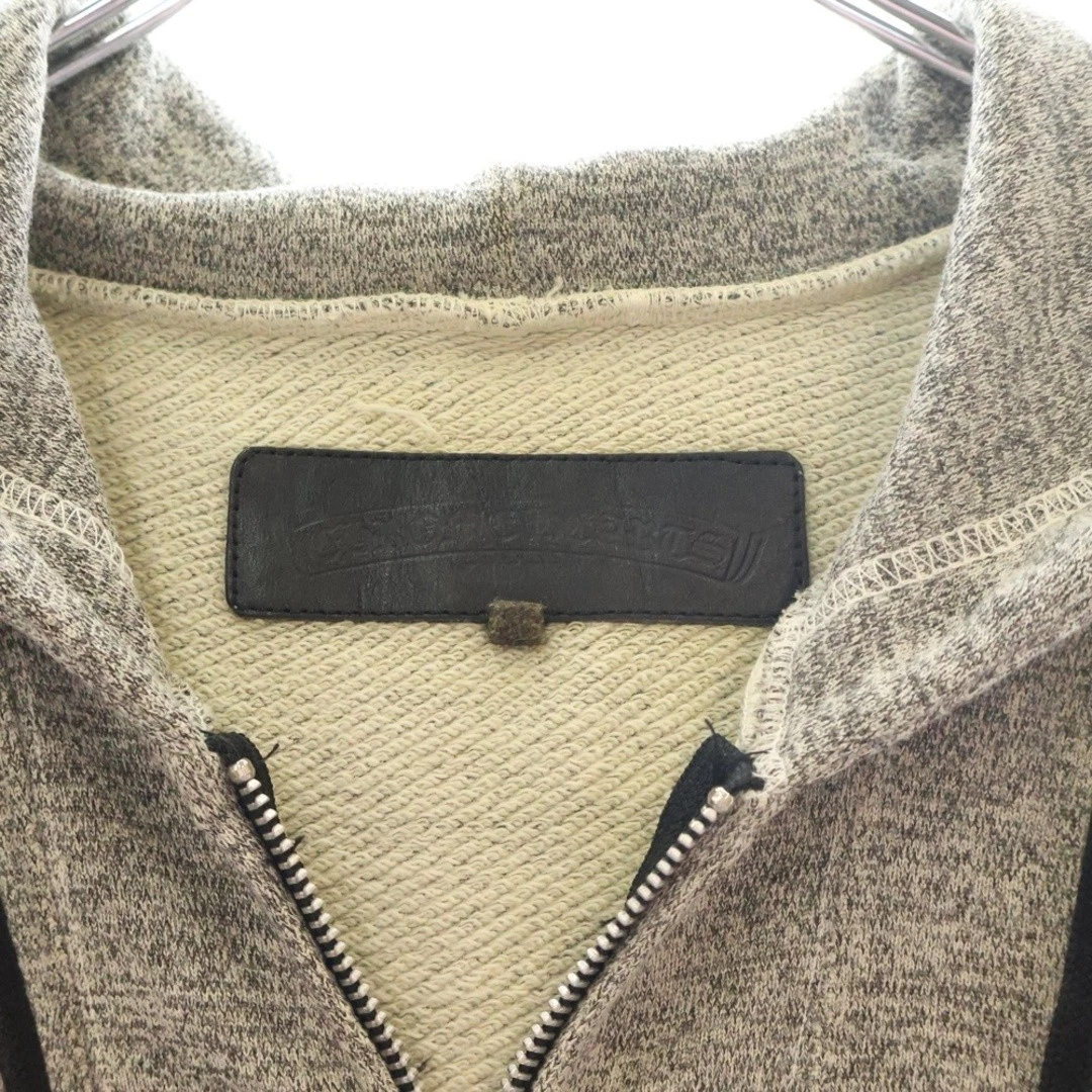 Chrome Hearts Oldshrt SW HDp Zipreale Flor LTHRca Manic Croce Pelle Pa