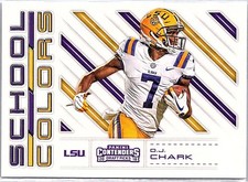2018 Panini Contenders Draft Picks #17 DJ Chark School Colors