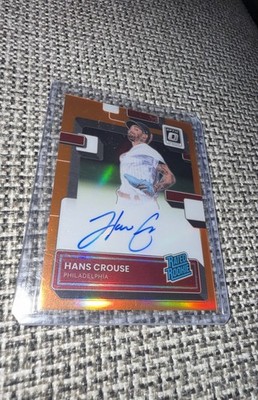 2022 Panini Donruss Optic - RR Signatures Hans Crouse #RRS-HC Orange Prizm /100