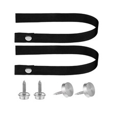 2 Sets RV Door Straps, 18 Inch Heavy Duty Sliding Door Security Straps with B...