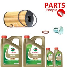FOR BMW M8 COMPETITION 4.4L F91 SERVICE KIT 10L CASTROL 0W30 OIL FILTER & PLUG