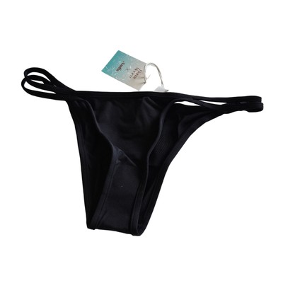 Andie x Demi Moore Cannes Bottom Swim Black Women's Large Swim Beach Vacation
