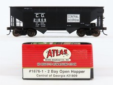 HO Scale Atlas 1876-1 CG Central of Georgia 2-Bay Open Hopper 21809