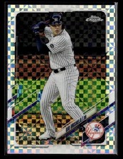 2021 Topps Chrome #220 Gio Urshela X-Fractor Card New York Yankees