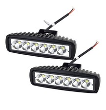 6 Inch 18w Spot Led Work Light Bar Driving Lamp For Jeep Off Road...