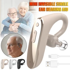 Rechargeable Digital Hearing Aids Invisible ITE Mini Sound Voice Amplifier US