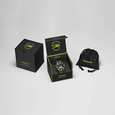CASIO G-SHOCK FROGMAN GW-8200TPF-1JR Limited Tough Solar Diver Black Green Boxed