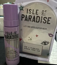 Isle Of Paradise Self Tanning Mousse With Applicator Mitt ~ Express / 6.76 oz