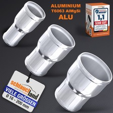 ALU REDUZIERSTÜCK Ø 13-200mm Aluminium Reduzierer Rohr Schlauch Reduzierung