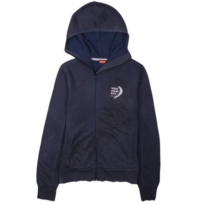 Puma Damen marineblauer Hoodie mit durchgehendem Reißverschluss Größe 14 Volvo Ocean Race