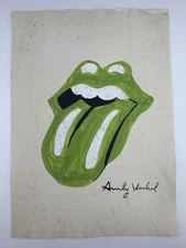 Andy Warhol COA Art Painting Original Drawing Vintage Paper Signed