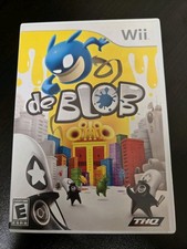 De Blob - Nintendo Wii Game Disc Manual & Original Case CIB Perfect Condition