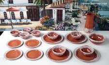 ANTHROPOLOGIE OLD HAVANA DINNER SERVICE SET FOR FOUR -NIB- ENJOY RUSTIC ELEGANCE