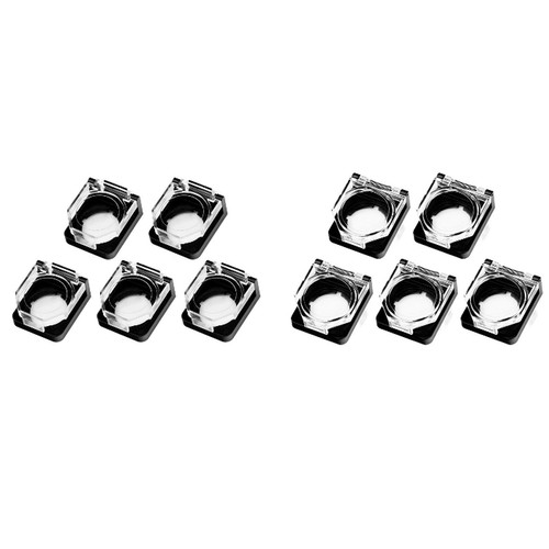 5x Stop Button Cover Knob Cover 2.2cm Waterproof Emergency Stop Button Cap for