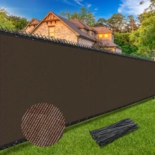 6FT x 50FT Privacy Screen Fence Heavy Duty 170GSM Fencing Mesh Shade Net Cover N