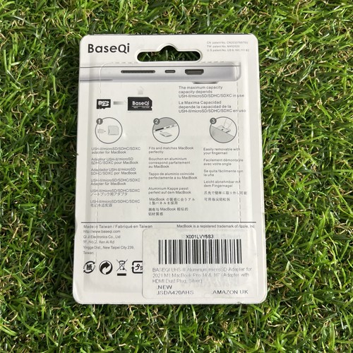 BaseQi aluminum microSD Adapter for MacBook Pro 14/16" - Free Post - Picture 3 of 3