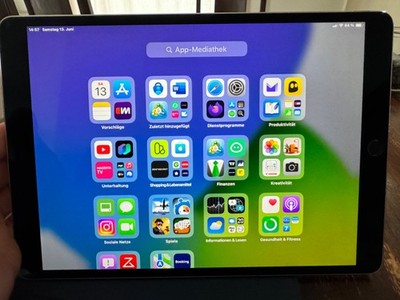 Apple iPad Pro 1. Gen 64GB, Wi-Fi + 4G (Ohne Simlock), 10,5 Zoll - Space Grau